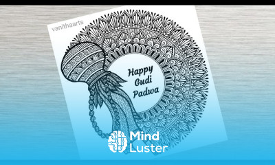 Gudi Padwa mandala art