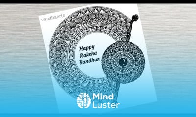 Raksha bandhan mandala art