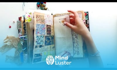 Vintage Junk Journal flip