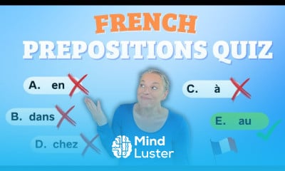 French prepositions