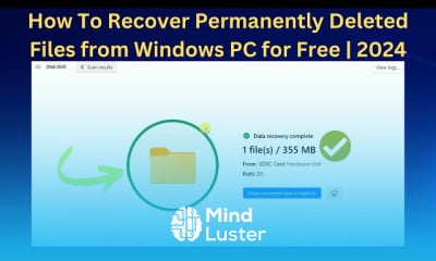 Recover deleted files from windows