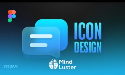 Figma glassmorphic chat Icon