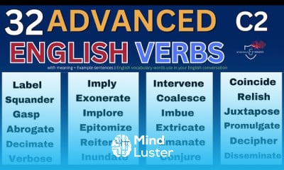 Essential english verbs for beginners