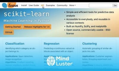 Advanced machine learning