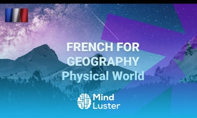 French vocabulary for geography