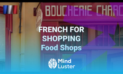 French vocabulary for shopping