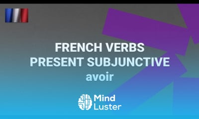 Present subjunctive forms in french