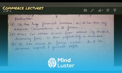 बहुराष्ट्रीय कंपनियों के लाभ