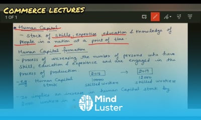 मानव पूंजी निर्माण