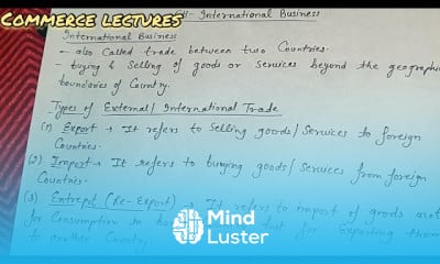 अंतरराष्ट्रीय व्यापार