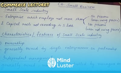 लघु व्यवसाय की भूमिका