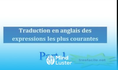 Traduction en anglais de plus d expressions