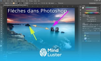 Insérer des flèches dans photoshop