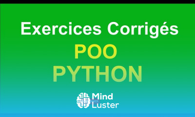 Exercices corrigés en python