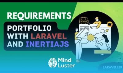 Portfolio with laravel and vueJS