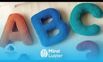 Crochet alphabet and numbers Pillows