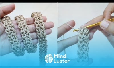 Crochet sling bag handle