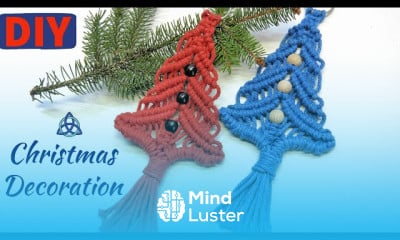 Macrame christmas tree