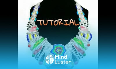 Making dIY macrame necklace