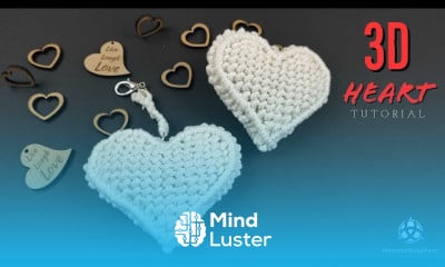 Making macrame heart bracelet bracelet