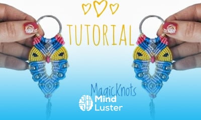 Making dIY macrame pendant