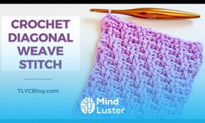 Making crochet stitch for baby blankets