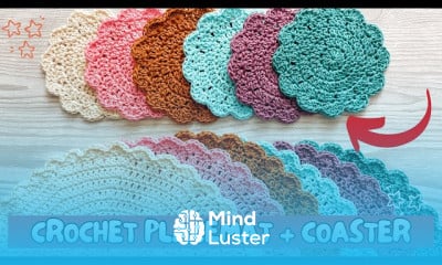 Making crochet a matching table set