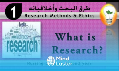 Research methods and ethics