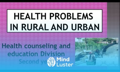 Health problems in rural