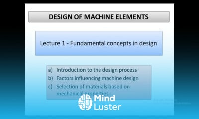 Design of machine elements