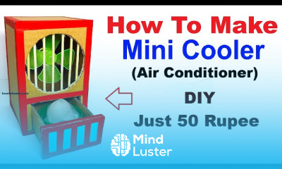 Making air cooler working model science project Mind Luster