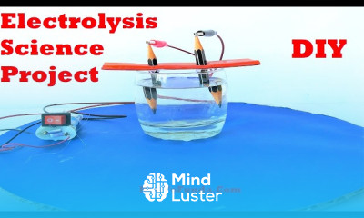 Electrolysis of water science project