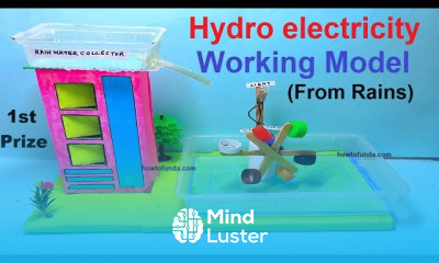 Hydroelectric generator working model