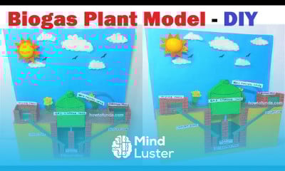 biogas plant model 3d making project