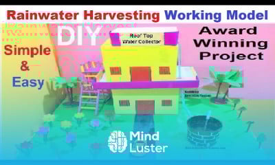 Rainwater harvesting working model