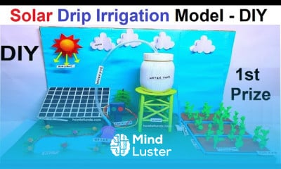 Solar drip irrigation model