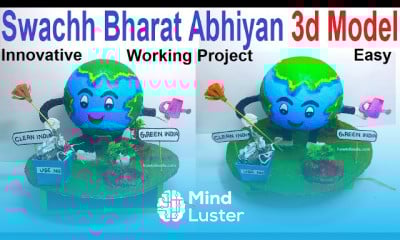 Making swachh bharat abhiyan 3d model
