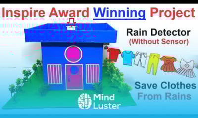 Rain gauge working model 3d