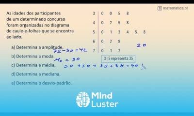 Diagrama de caule e Folhas