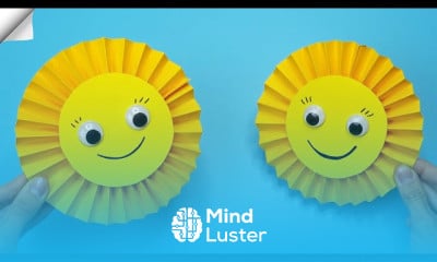 Make origami Paper Sun