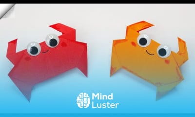 Make origami Paper crab