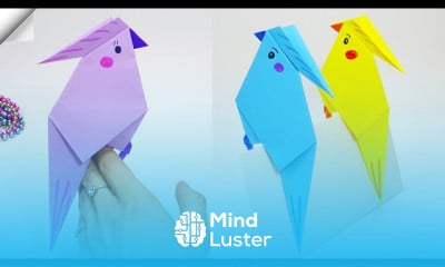 how to make Origami paper birds