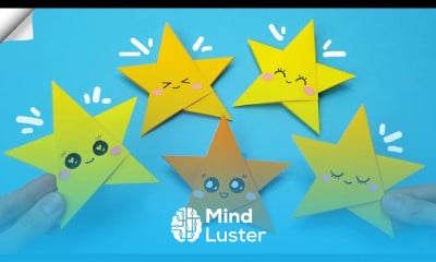 Making paper christmas star