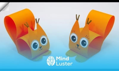 Making 3d Paper squirrel