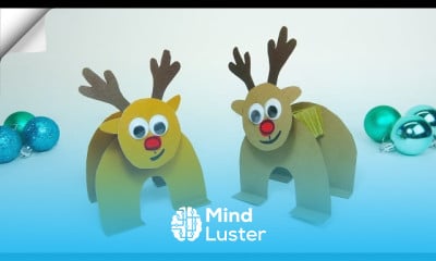 Making christmas deer paper