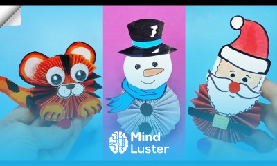 Making diy christmas paper crafts