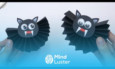 Making origami Halloween Pumpkin paper