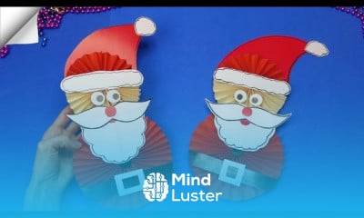 Making christmas decorations with paper