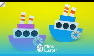 Making paper boat toys