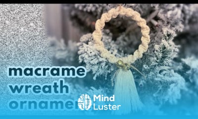 Macrame christmas ornaments